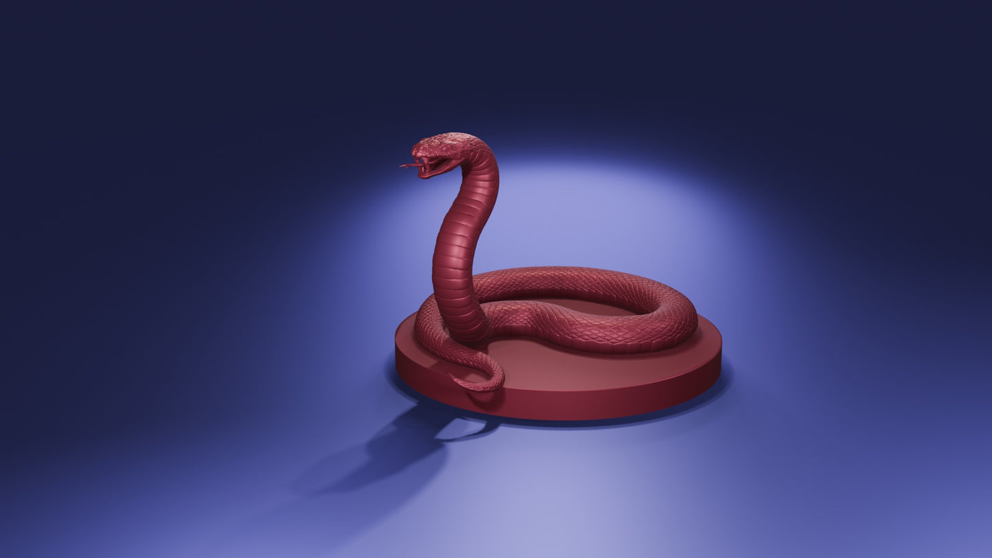 Giant Poisonous Snake