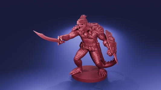 Bandit Captain Lizardfolk